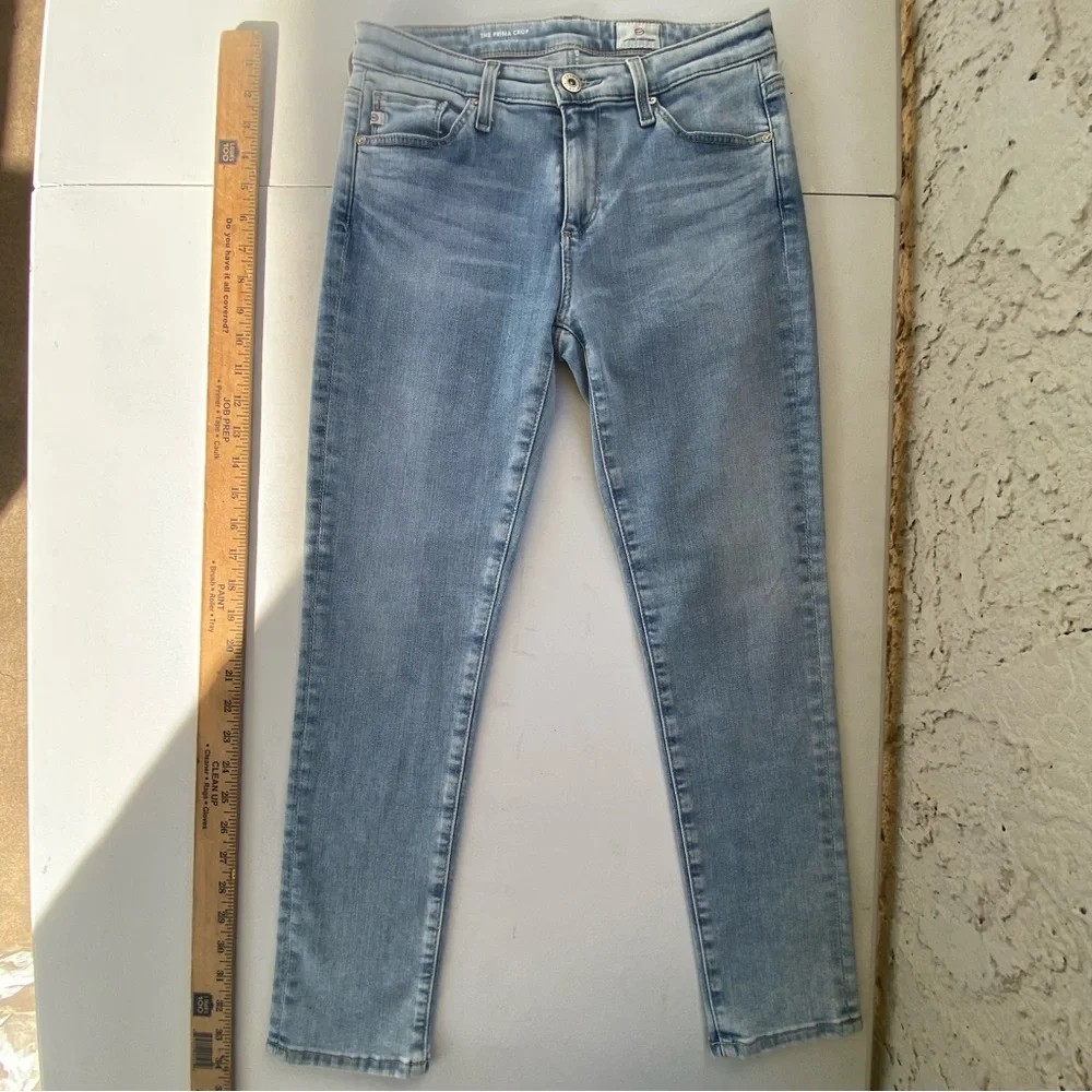 Adriano Goldschmied the Prima Crop Cigarette leg size 25 0 light wash new nwt - Picture 1 of 10